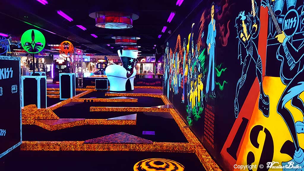 Kiss Mini Golf is great fun for kids and adults